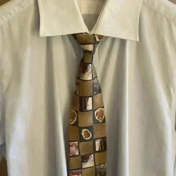 Nino Foriero Y2K Vintage Silk Tie Made in Canada - Picture 2 of 6